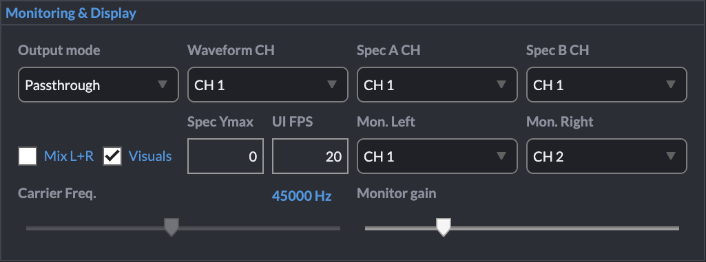 Monitoring & Display Panel
